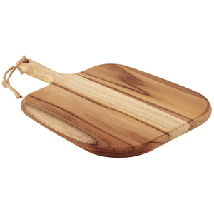 Tabla para quesos y embutidos Tramontina Provence en madera de teca FSC con mango 40x28cm