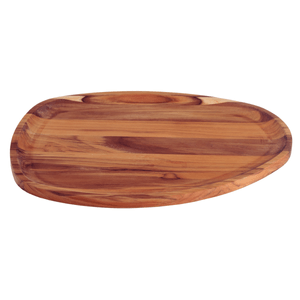 Bandeja para Barbacoa Orgánica Tramontina de madera de teca FSC con acabado de aceite mineral 44x33 cm