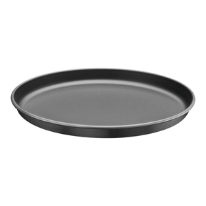 Asadera para pizza Tramontina Brasil en aluminio con revestimiento interno y externo antiadherente Starflon Max grafito 35 cm 2,5 L