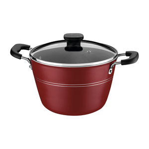 Olla Alta con Antiadherente 26 cm 7,6L Roja Tramontina Sicilia