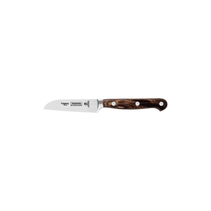 Cuchillo para Frutas y Verduras Tramontina Century Wood con Lámina de Acero Inoxidable y Mango de Madera Tratada Castaño 3"