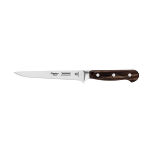 Cuchillo para Deshuesar Tramontina Century Wood con Lámina de Acero Inoxidable y Mango de Madera Tratada Castaño 6"