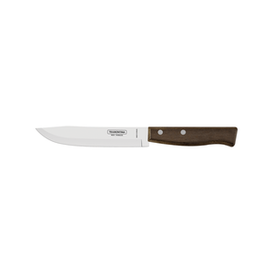 Cuchillo para Cocina Tramontina Tradicional con Lámina de Acero Inoxidable y Mango de Madera Natural 6"