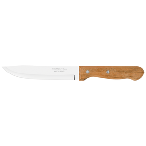 Cuchillo para Cocina Tramontina Dynamic con Lámina de Acero Inoxidable y Mango de Madera Natural 6"