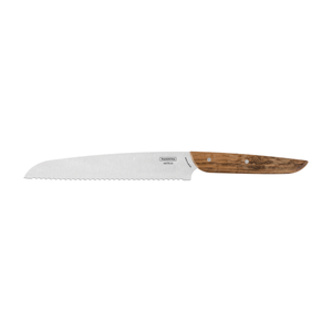 Cuchillo para Pan Tramontina Verttice con Lámina de Acero Inoxidable y Mango de Madera Natural 8"