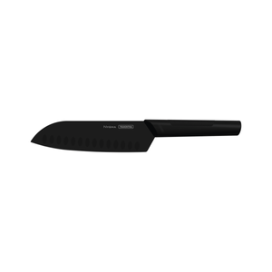 Cuchillo Santoku Tramontina Nygma con Lámina de Acero Inoxidable y Mango de Polipropileno Texturizado Negro 7"