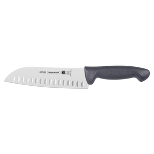 Cuchillo para Rebanar y Picar Tramontina Profesional con Lámina de Acero Inoxidable y Mango de Polipropileno Gris de 7"