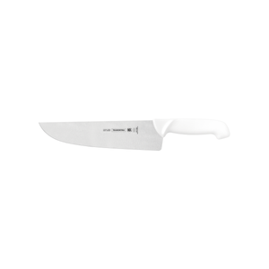 Cuchillo Carnicero Tramontina Profesional con Lámina en Acero Inoxidable y Mango de Polipropileno Blanco 10"