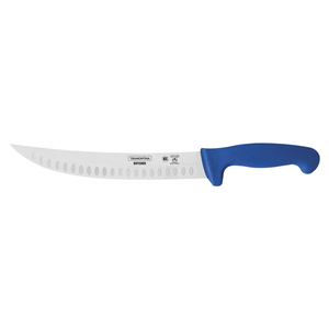 Cuchillo para Carne Butcher Tramontina con Lámina de Acero Inoxidable y Mango de Polipropileno Azul 10"