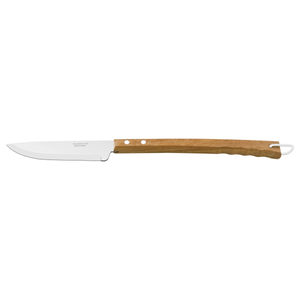 Cuchillo trinchante Tramontina Churrasco con lámina de acero inoxidable y mango de madera 8" 52,6 cm