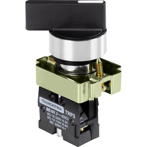 Botón Selector Tramontina TRP2-BJ21 1 NA 2 Posiciones con Base de Metal