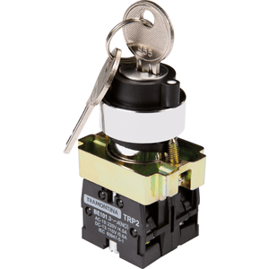 Botón Selector con Llave Tramontina TRP2-BG33 2 NA 3 Posiciones con Base de Metal