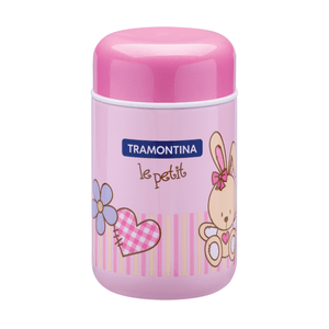 Termo Tramontina Le Petit rosa para alimentos 400 ml