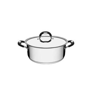 Cacerola de Acero Inox. 20 cm 2,8 L Tramontina Dúo Silicone