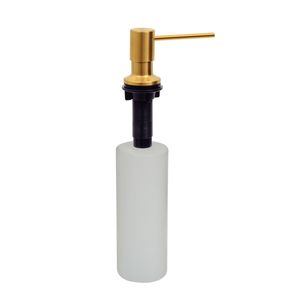 Dispensador de jabón Tramontina en plástico y acero 500 ml dorado