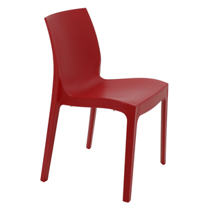 Silla Tramontina Alice Satinada en Polipropileno Rojo