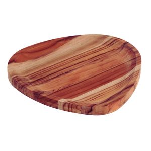Bandeja para Barbacoa Orgánica Tramontina de madera de teca FSC con acabado de aceite mineral 25x25 cm