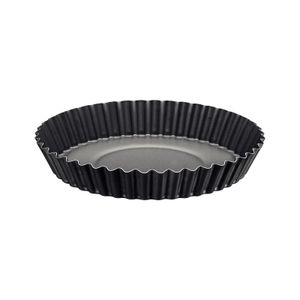 Molde para Tarta Tramontina Brasil en aluminio con revestimiento interno y externo antiadherente Starflon Max grafito 26 cm 1,8 L