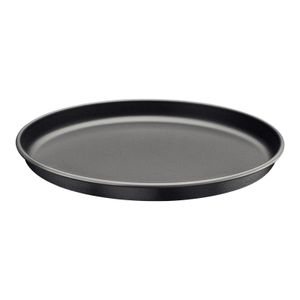 Asadera para pizza Tramontina Brasil en aluminio con revestimiento interno y externo antiadherente Starflon Max grafito 35 cm 2,5 L