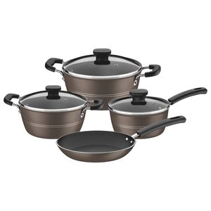 Batería de Cocina  Antiadherente 4 Pzas Tramontina Sicilia