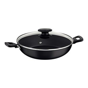 Wok Tramontina Loreto en Aluminio con Revestimiento Interno y Externo en Antiadherente Starflon Max Grafito 28 cm 3,3 L