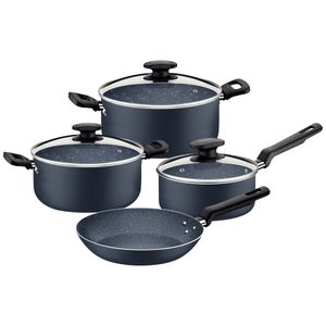 Batería de Cocina con Antiadherente Azul 7 Pzas Tramontina Cookdesign