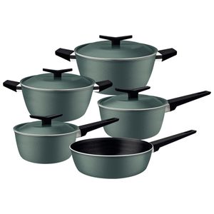 Batería de Cocina en Antiadherente 5 Pzas Tramontina Spezia