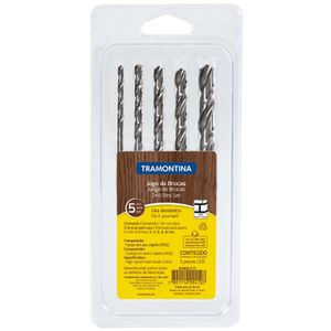 Juego de brocas acero rápido 5 piezas