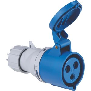Tomacorriente de Acople Industrial 2P+T 32 A 220-250 V CA 6 H Tramontina