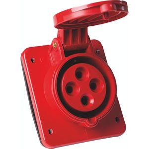 Tomacorriente de Empotrar Industrial 3P+T 32 A 380-415 V CA 6 H Tramontina