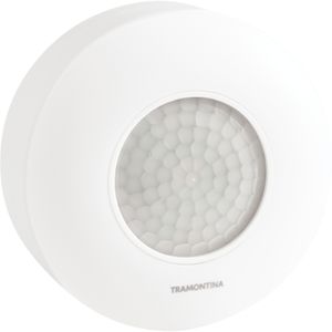 Sensor de Presencia 360° de Sobreponer en Techo Tramontina Bivolt con Fotocélula Blanco