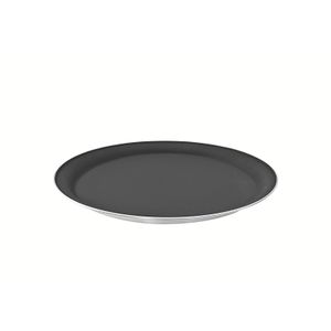 Bandeja redonda Service de acero inoxidable con revestimiento interno antideslizante de 40 cm Tramontina
