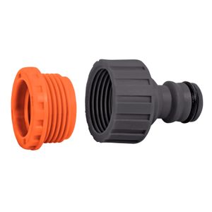 Adaptador Hembra Tramontina con Rosca 3/4" y Reducción 1/2" de Plástico para Jardín