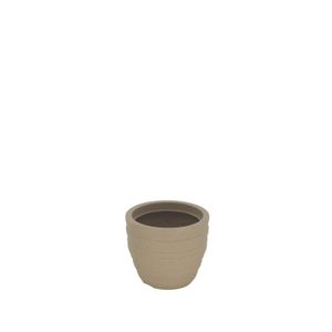 Maceta Tramontina Inca en Polietileno Granito Arena 24 cm