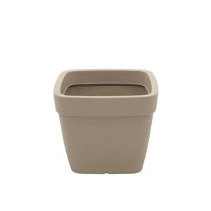 Maceta Tramontina Romano en Polietileno Granito Arena 45 cm