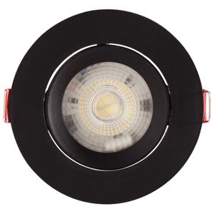 Spot LED Redondo Tramontina 5 W 3000 K Negro con Luz Cálida