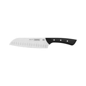 Cuchillo Santoku Tramontina Solutta con Lámina en Acero Inoxidable y Mango en Policarbonato 7" Negro