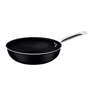 Sartén Honda Tramontina Piemonte en Aluminio con Revestimiento Interno y Externo en Antiadherente Starflon Excellent Negro 28 cm 4 L