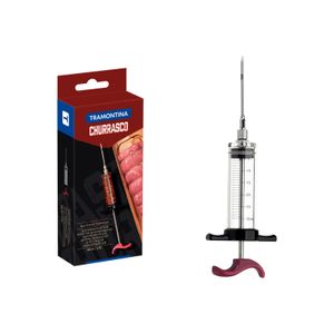 Inyector de condimentos Tramontina de acrílico/polipropileno y acero inoxidable, 30 ml.