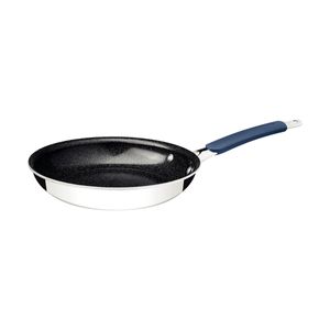 Sartén Tramontina Romagna en Acero Inoxidable y Aluminio con Revestimiento Interno Cerámico Black Stone 25 cm 2 L