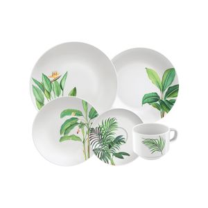 Vajilla 20 PiezasTramontina Línea Graziela  Porcelana